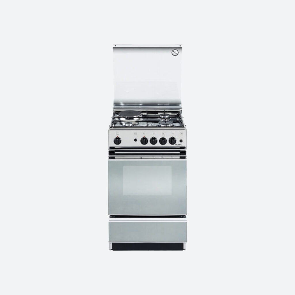 ELBA COOKER 3 GAS BURNERS + 1 ELECTRIC 55X340